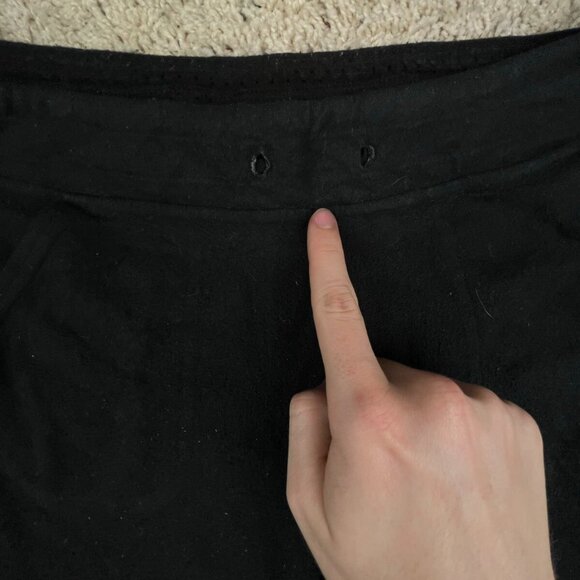 Patagonia Black Fleece Pants Size XS Sweatpants w Snap Pocket Tapered Leg - Picture 3 of 11